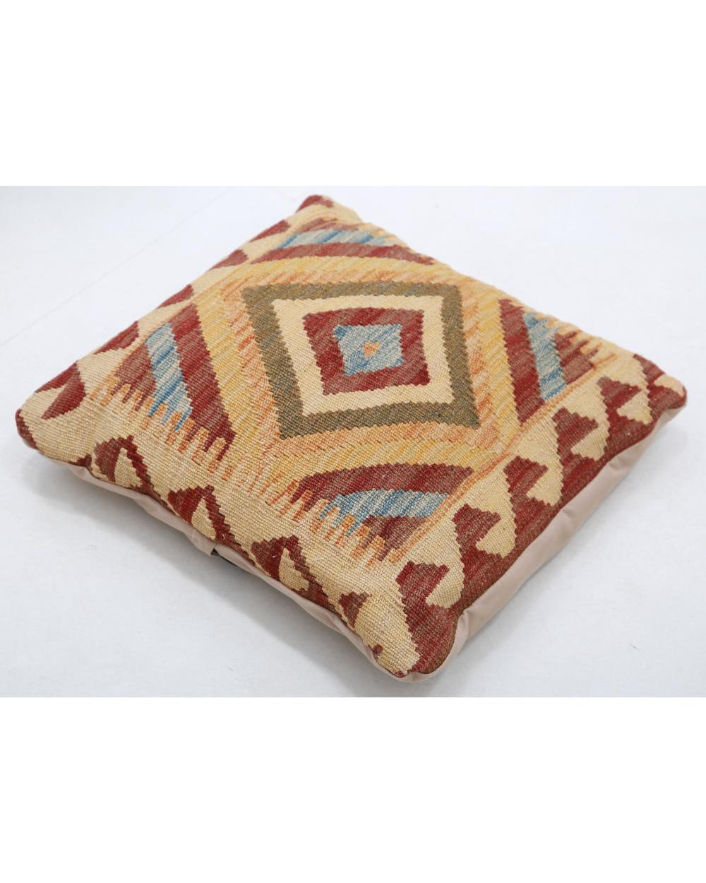 Hand Woven Tribal  Wool Pillow - 1'5'' x 1'5''