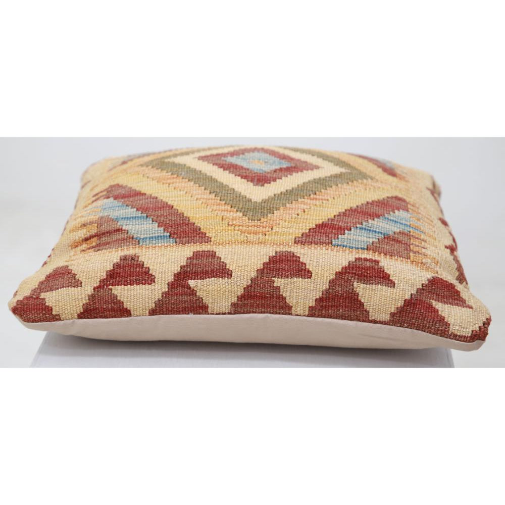 Hand Woven Tribal  Wool Pillow - 1'5'' x 1'5''