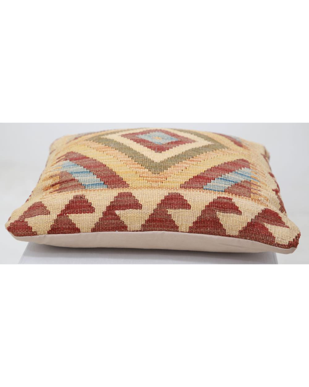 Hand Woven Tribal  Wool Pillow - 1'5'' x 1'5''