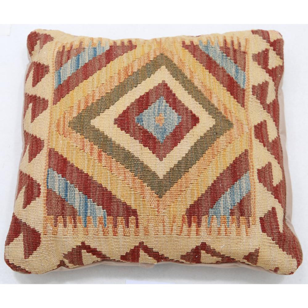 Hand Woven Tribal  Wool Pillow - 1'5'' x 1'5''