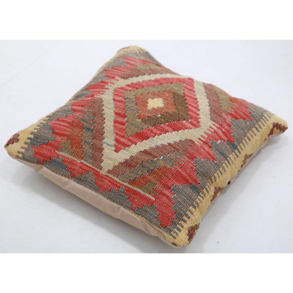 Hand Woven Tribal  Wool Pillow - 1'5'' x 1'5''