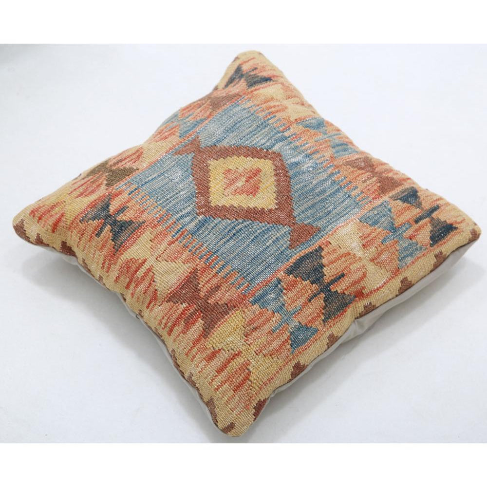 Hand Woven Tribal  Wool Pillow - 1'5'' x 1'5''