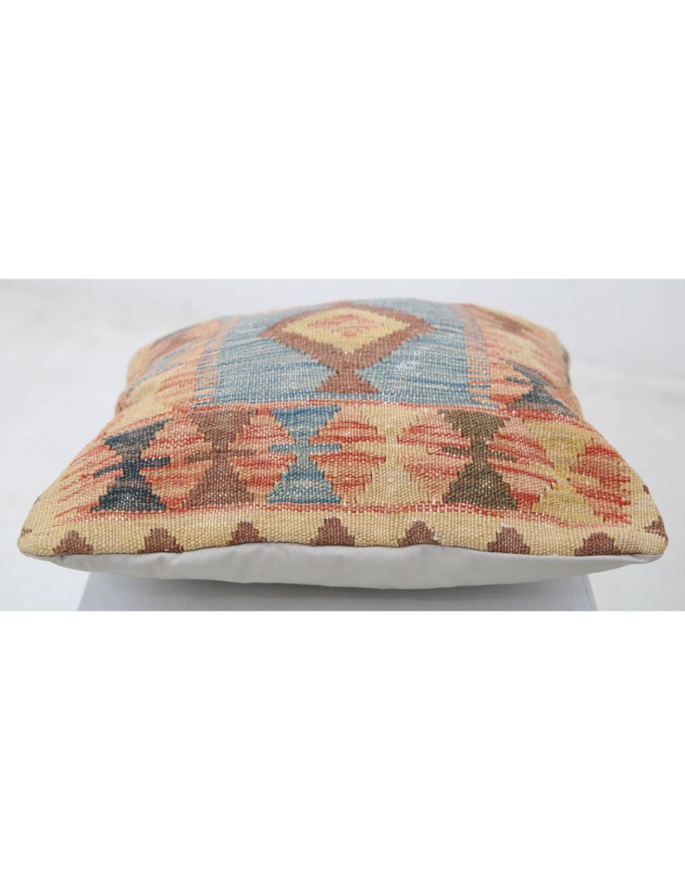 Hand Woven Tribal  Wool Pillow - 1'5'' x 1'5''