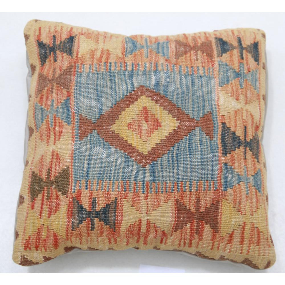 Hand Woven Tribal  Wool Pillow - 1'5'' x 1'5''