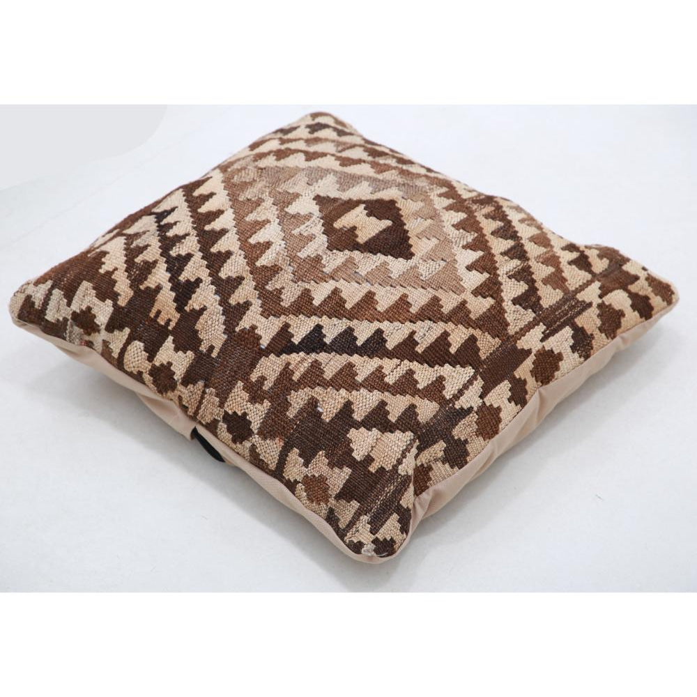 Hand Woven Tribal  Wool Pillow - 1'5'' x 1'5''