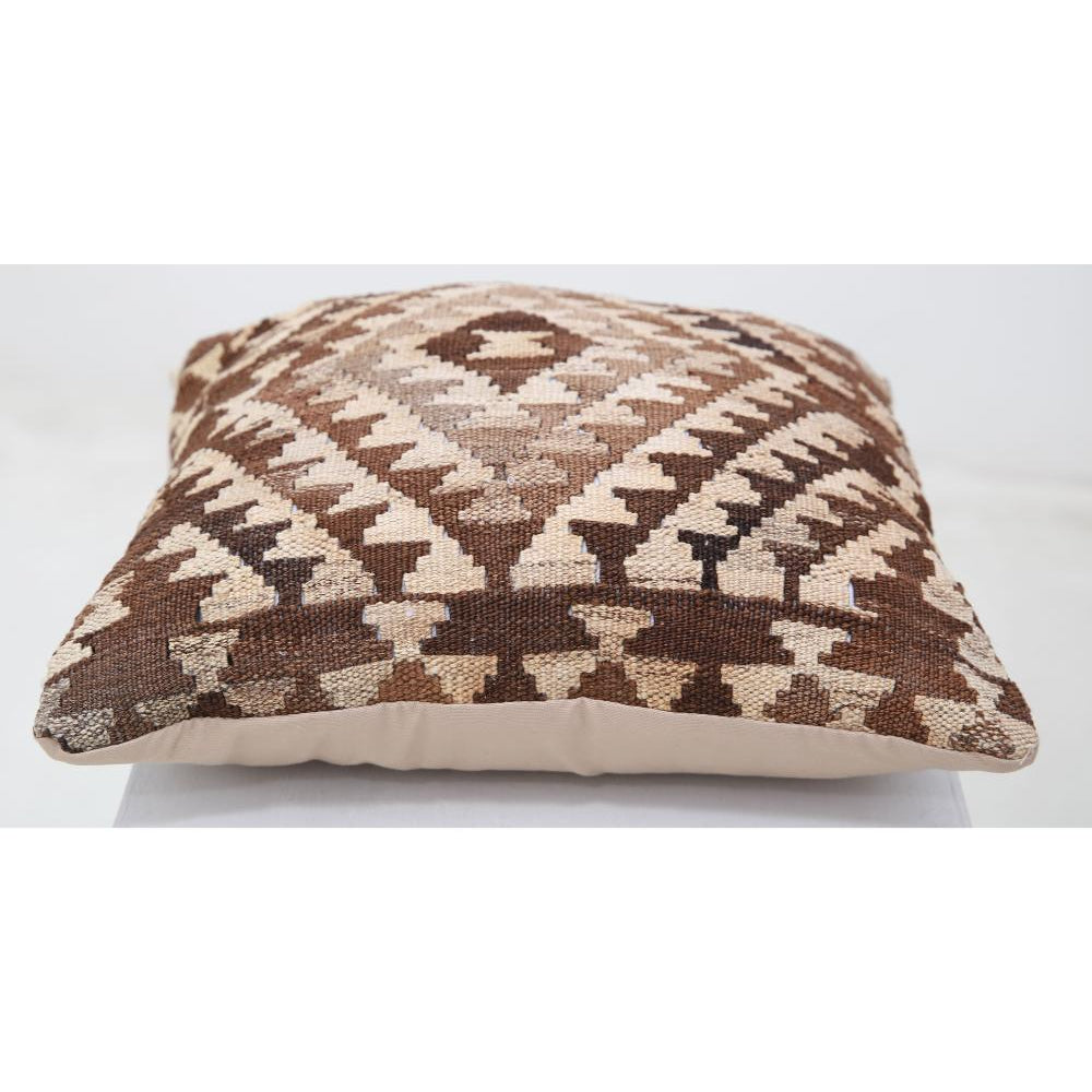 Hand Woven Tribal  Wool Pillow - 1'5'' x 1'5''