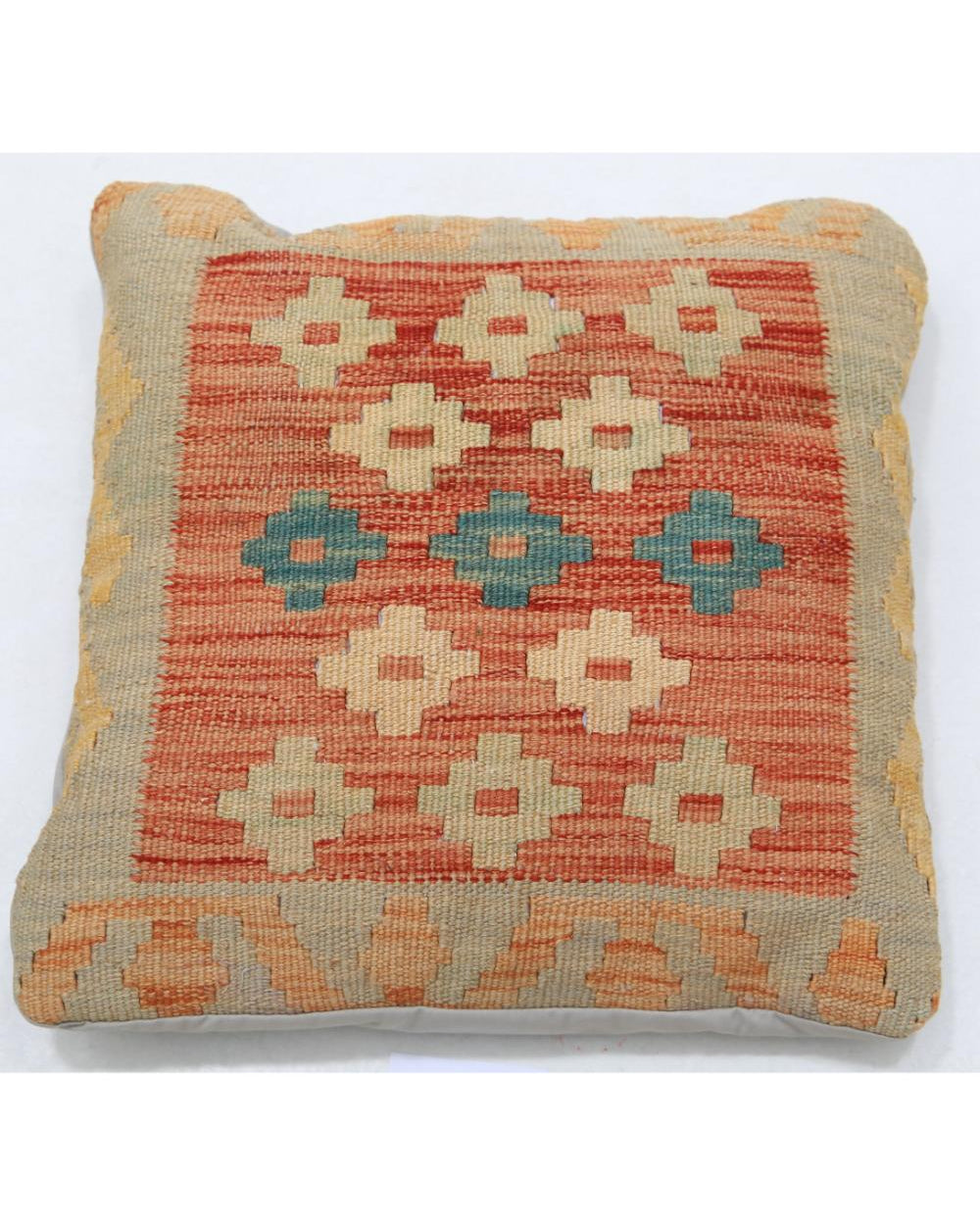 Hand Woven Tribal  Wool Pillow - 1'5'' x 1'5''
