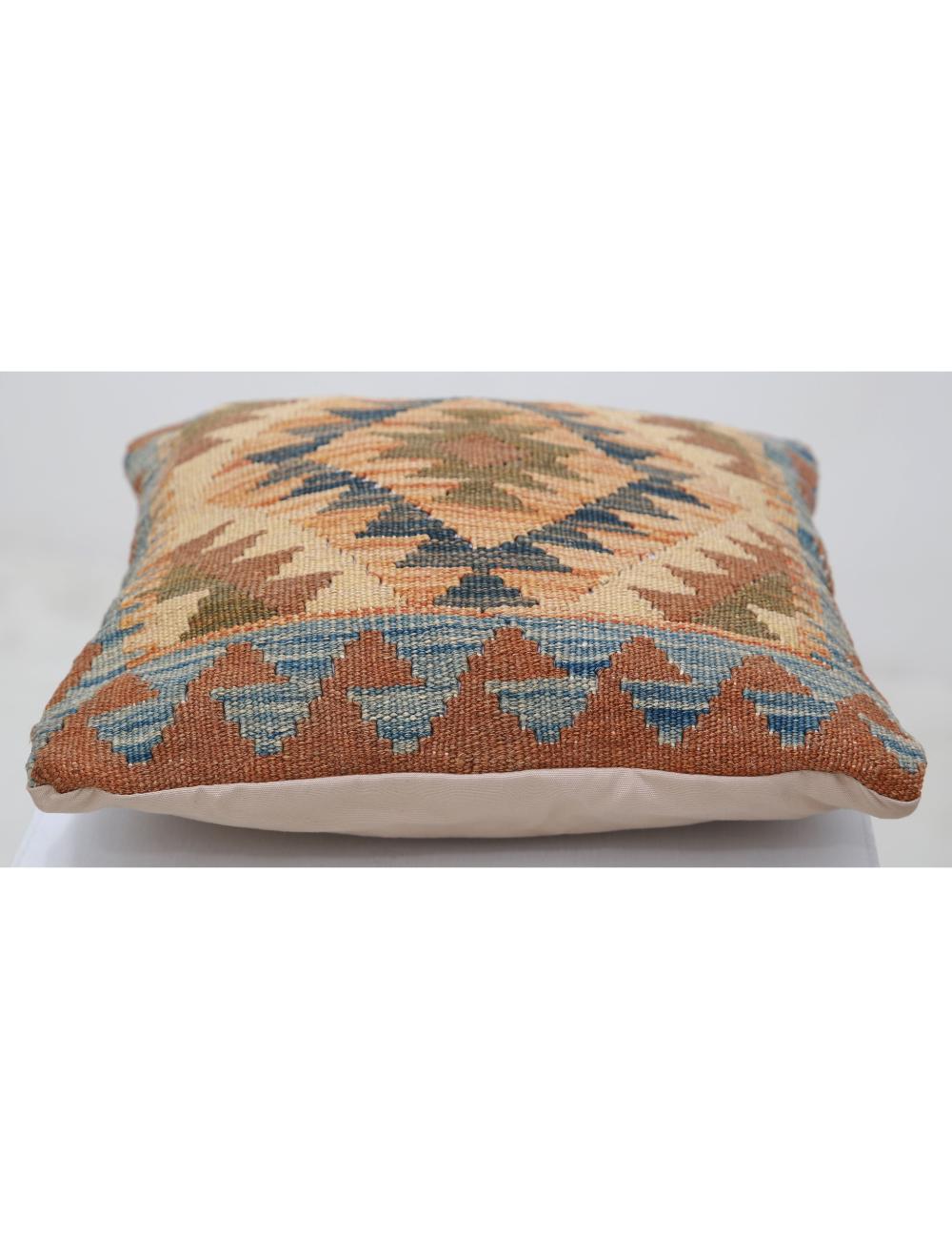 Hand Woven Tribal  Wool Pillow - 1'5'' x 1'5''