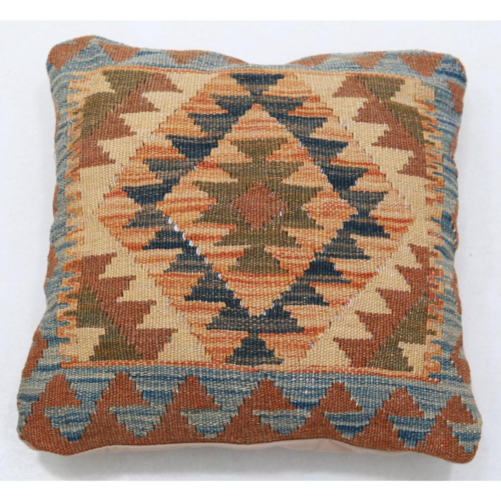 Hand Woven Tribal  Wool Pillow - 1'5'' x 1'5''
