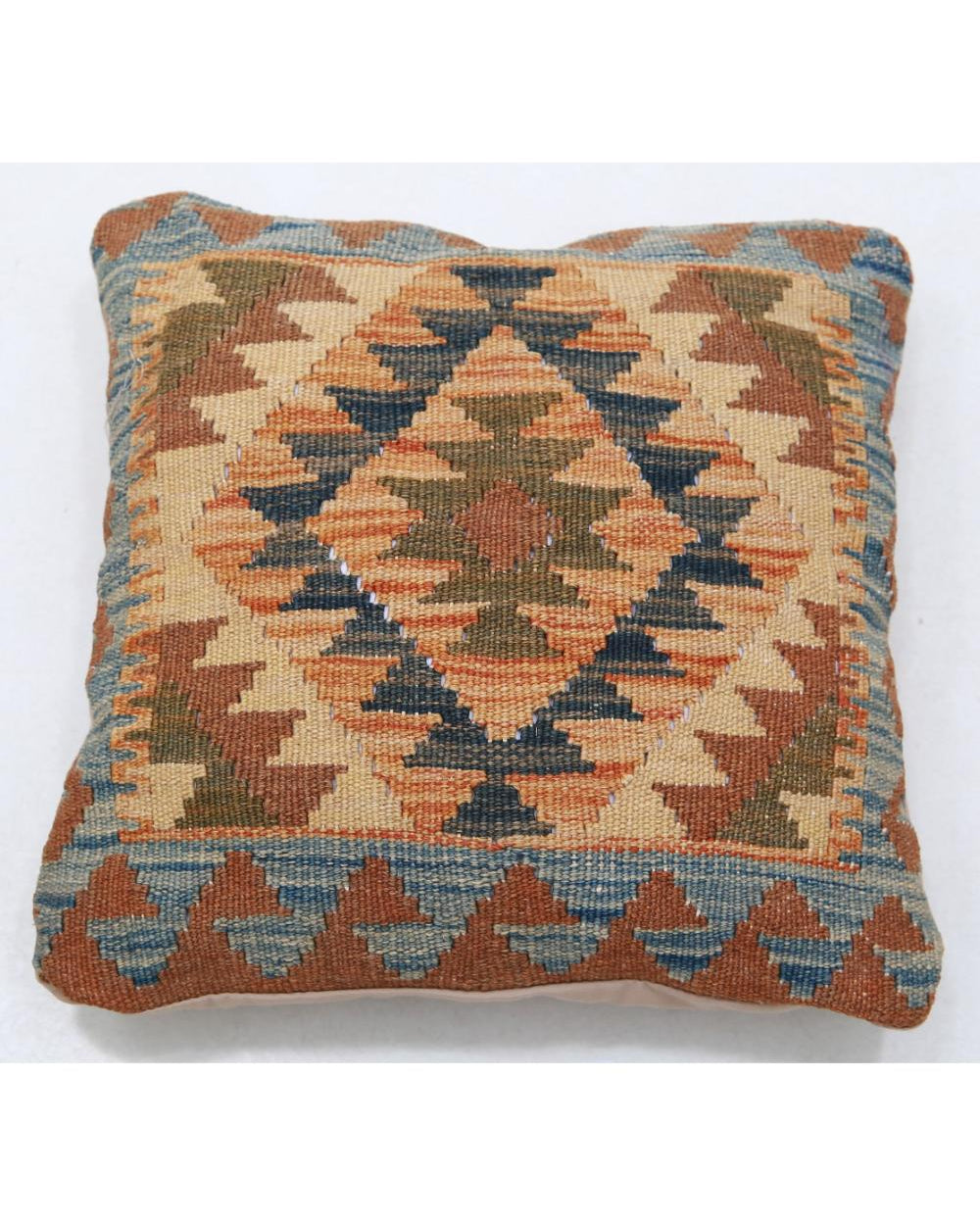 Hand Woven Tribal  Wool Pillow - 1'5'' x 1'5''
