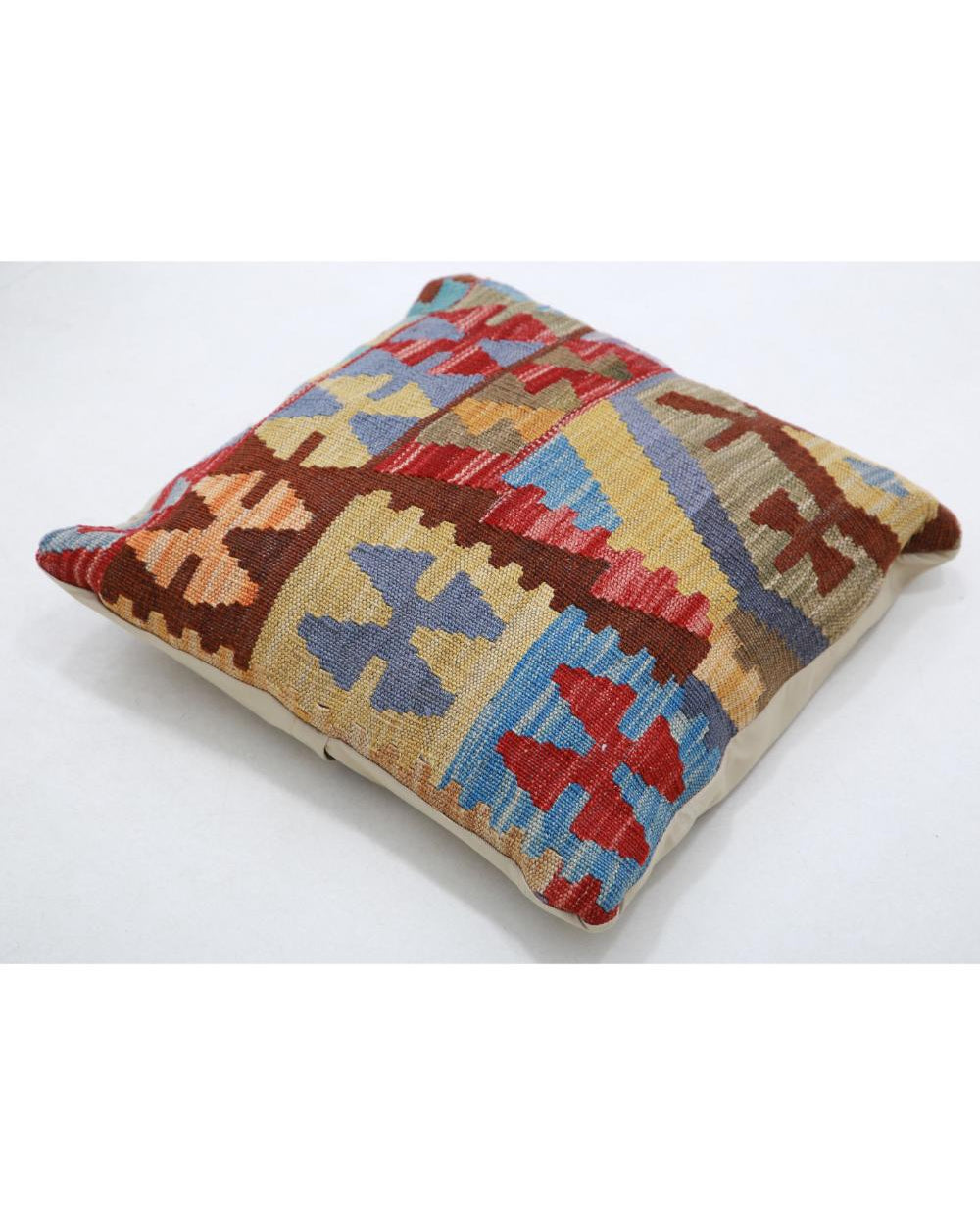 Hand Woven Tribal  Wool Pillow - 1'5'' x 1'5''