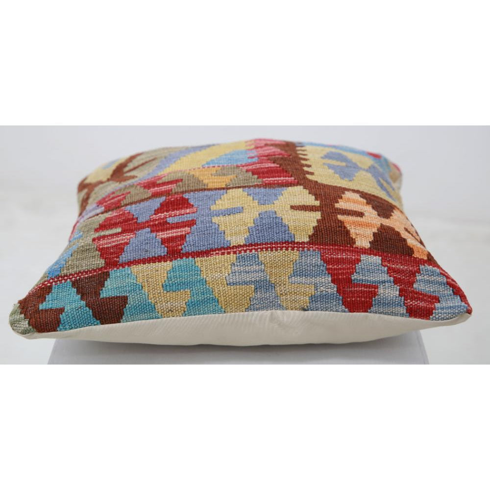 Hand Woven Tribal  Wool Pillow - 1'5'' x 1'5''