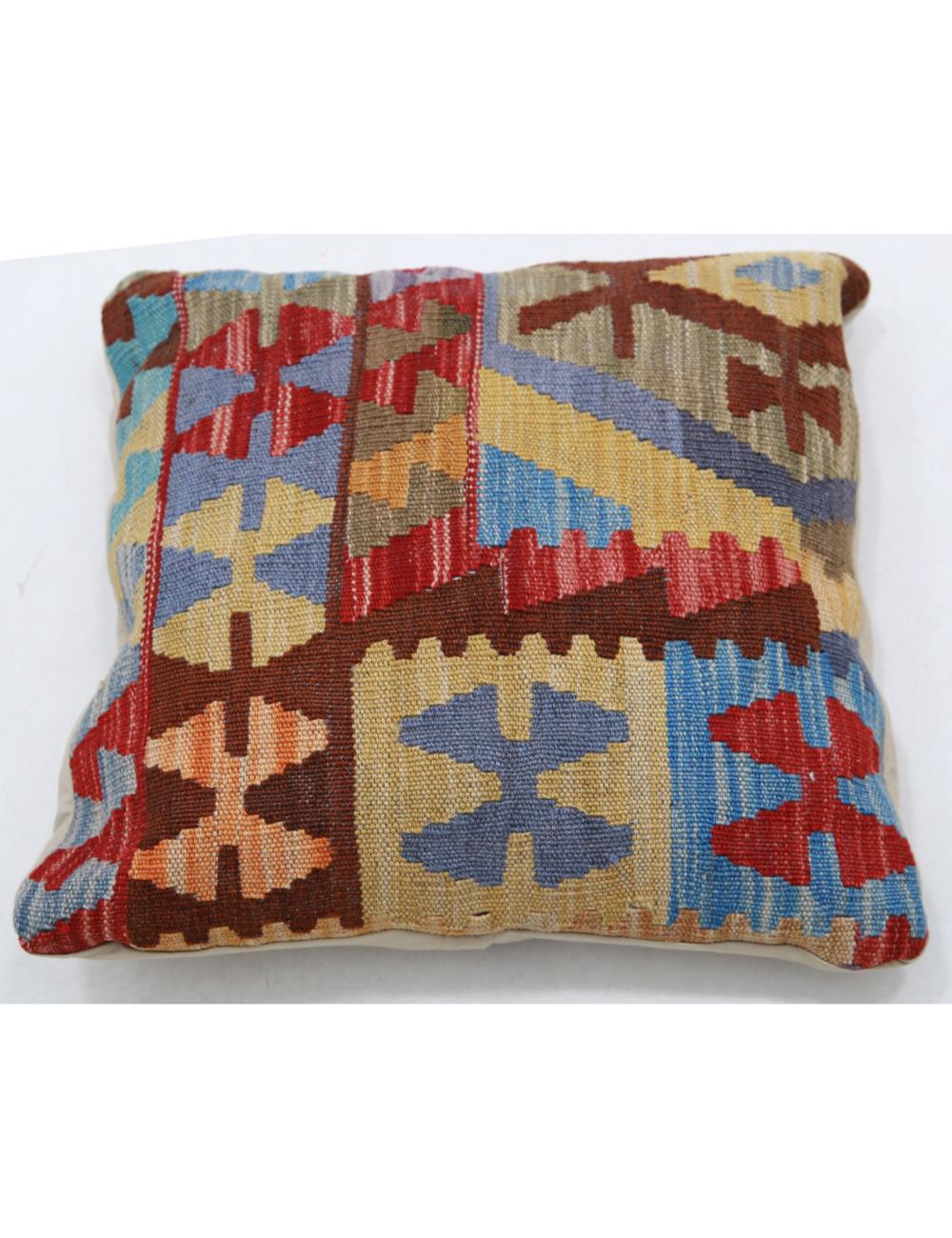 Hand Woven Tribal  Wool Pillow - 1'5'' x 1'5''