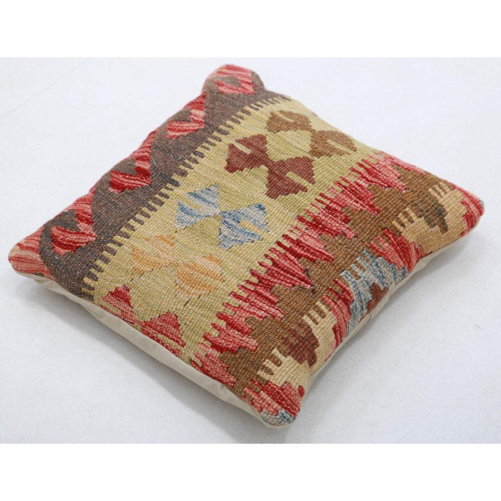 Hand Woven Tribal  Wool Pillow - 1'5'' x 1'5''