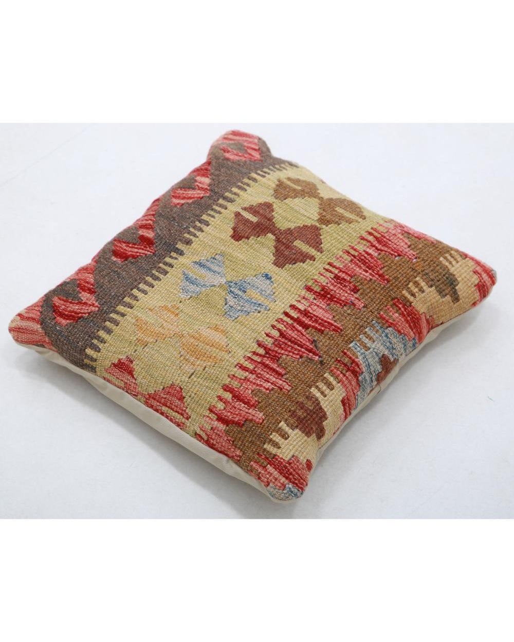 Hand Woven Tribal  Wool Pillow - 1'5'' x 1'5''