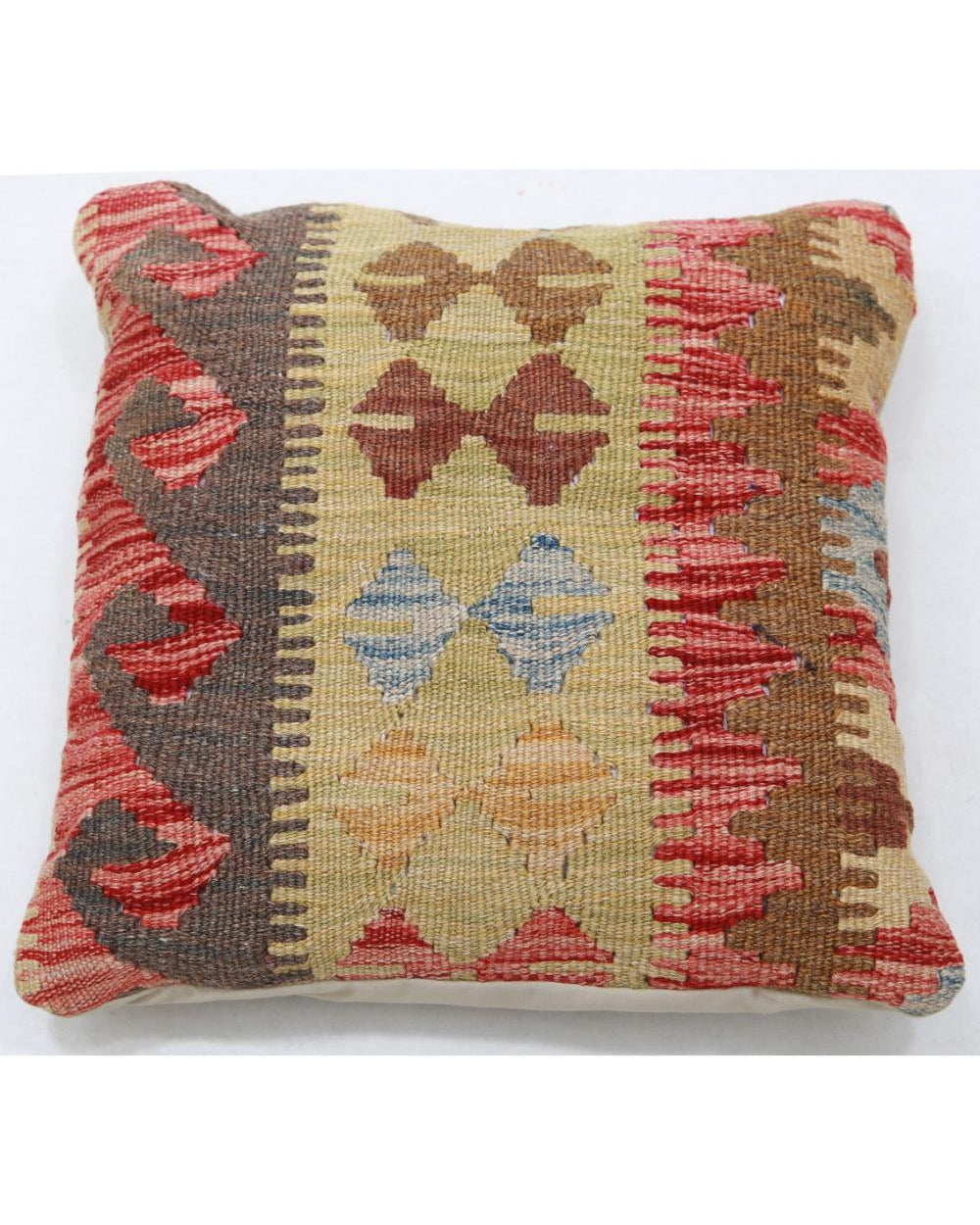 Hand Woven Tribal  Wool Pillow - 1'5'' x 1'5''