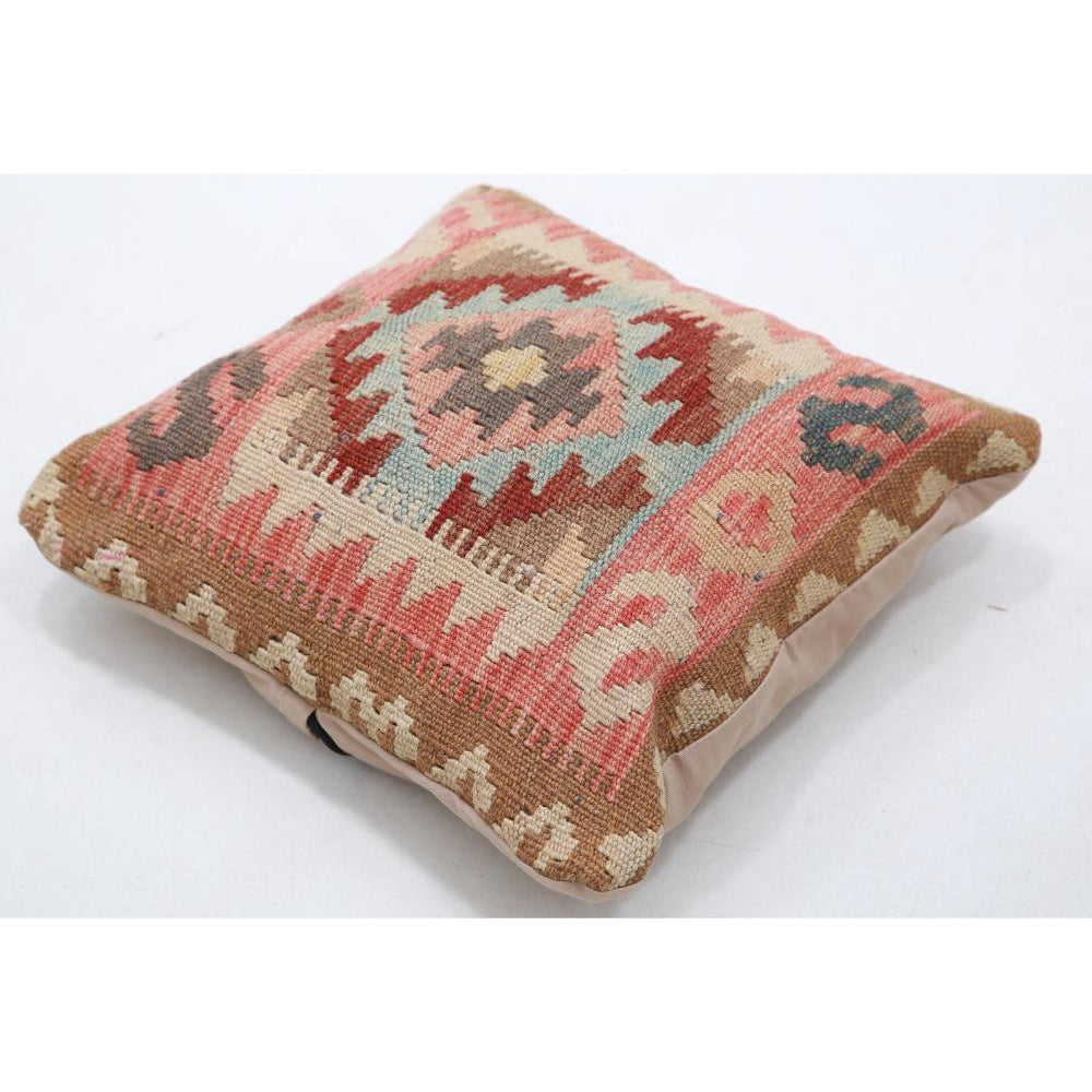 Hand Woven Tribal  Wool Pillow - 1'5'' x 1'5''