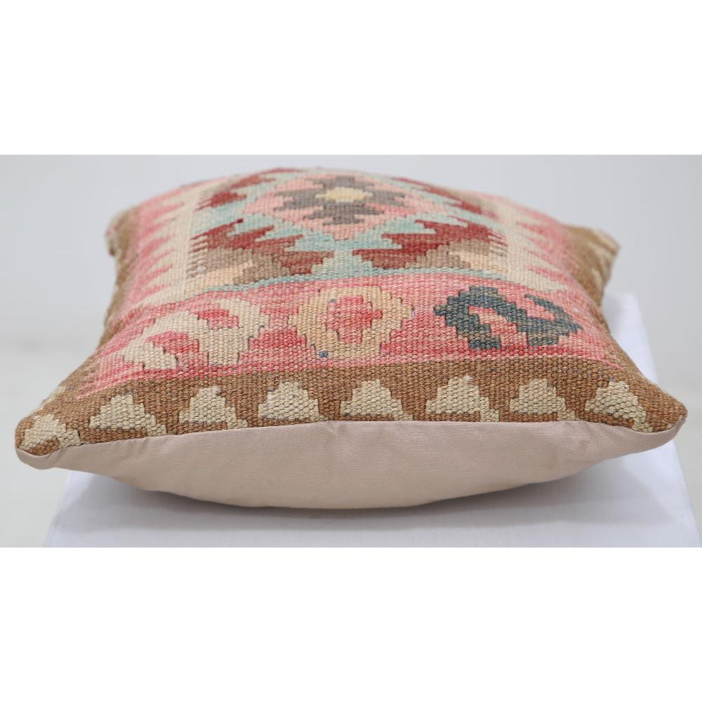 Hand Woven Tribal  Wool Pillow - 1'5'' x 1'5''