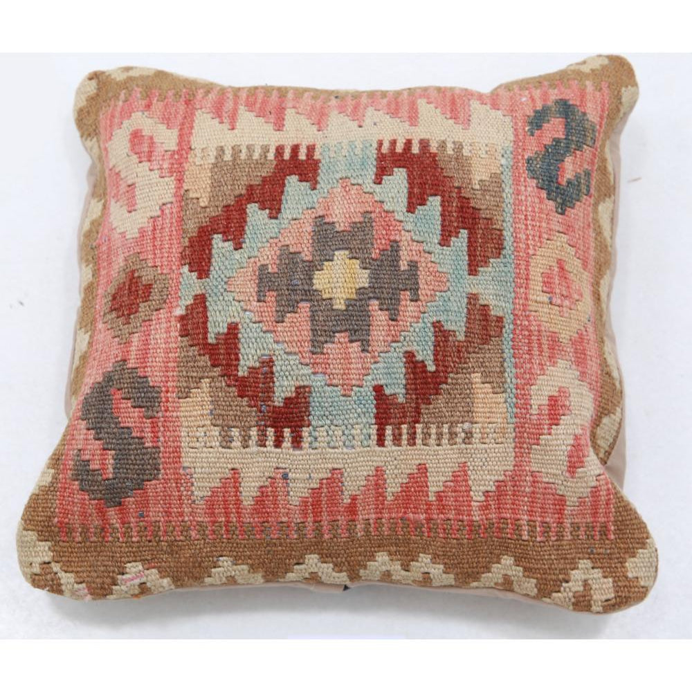 Hand Woven Tribal  Wool Pillow - 1'5'' x 1'5''