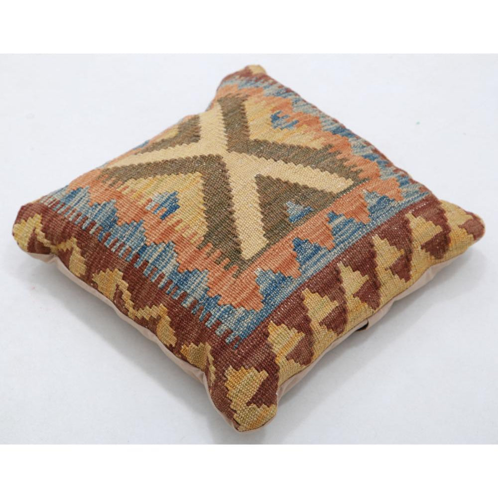 Hand Woven Tribal  Wool Pillow - 1'5'' x 1'5''