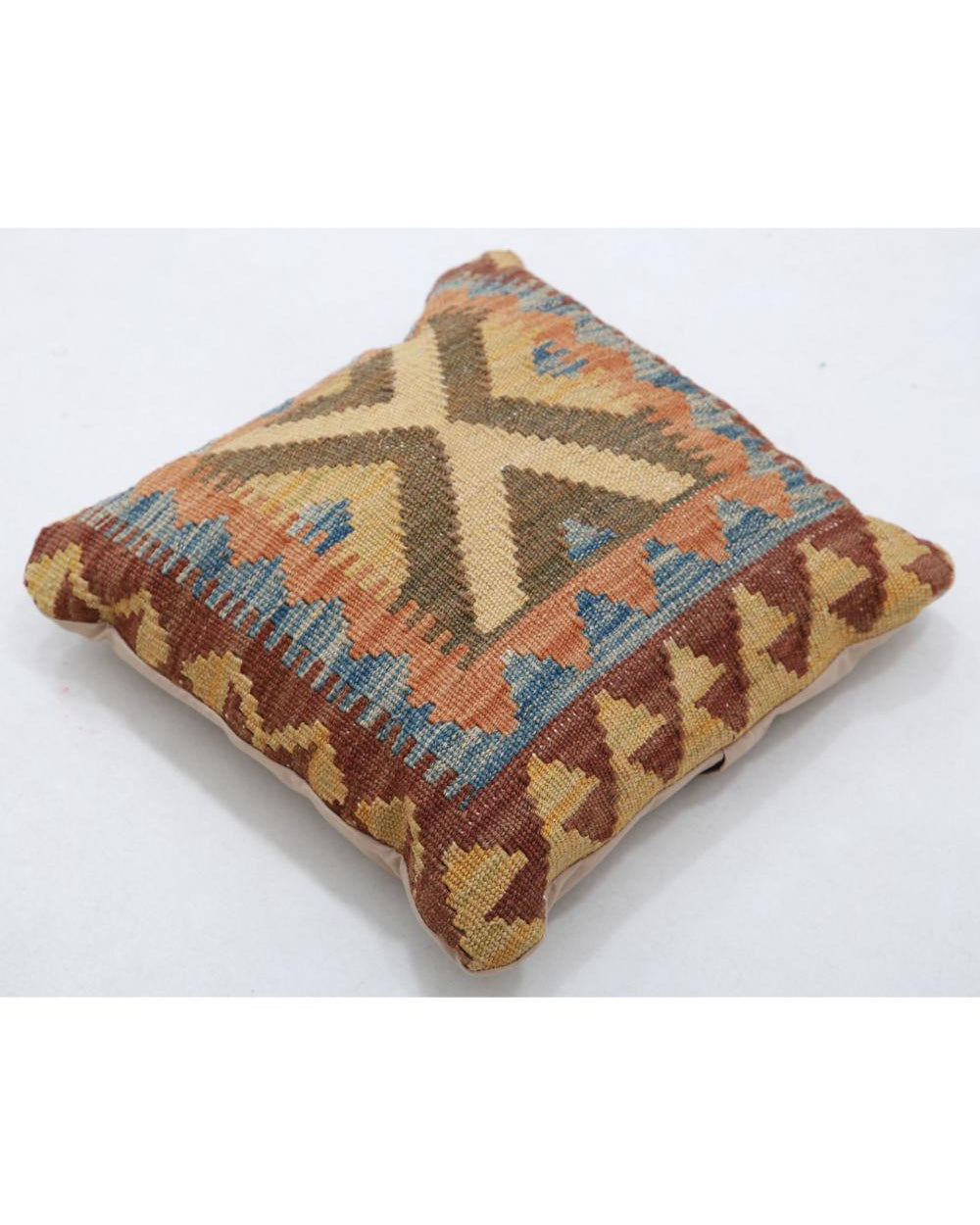 Hand Woven Tribal  Wool Pillow - 1'5'' x 1'5''