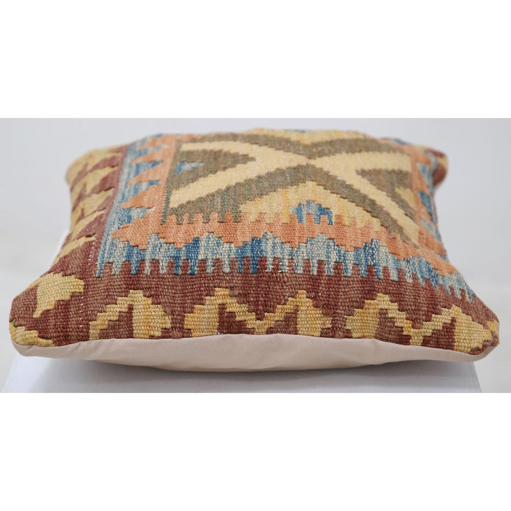 Hand Woven Tribal  Wool Pillow - 1'5'' x 1'5''