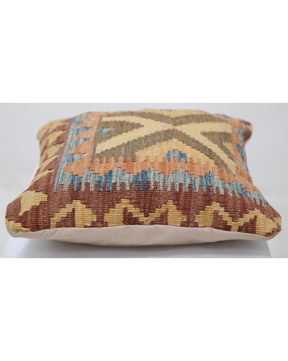 Hand Woven Tribal  Wool Pillow - 1'5'' x 1'5''