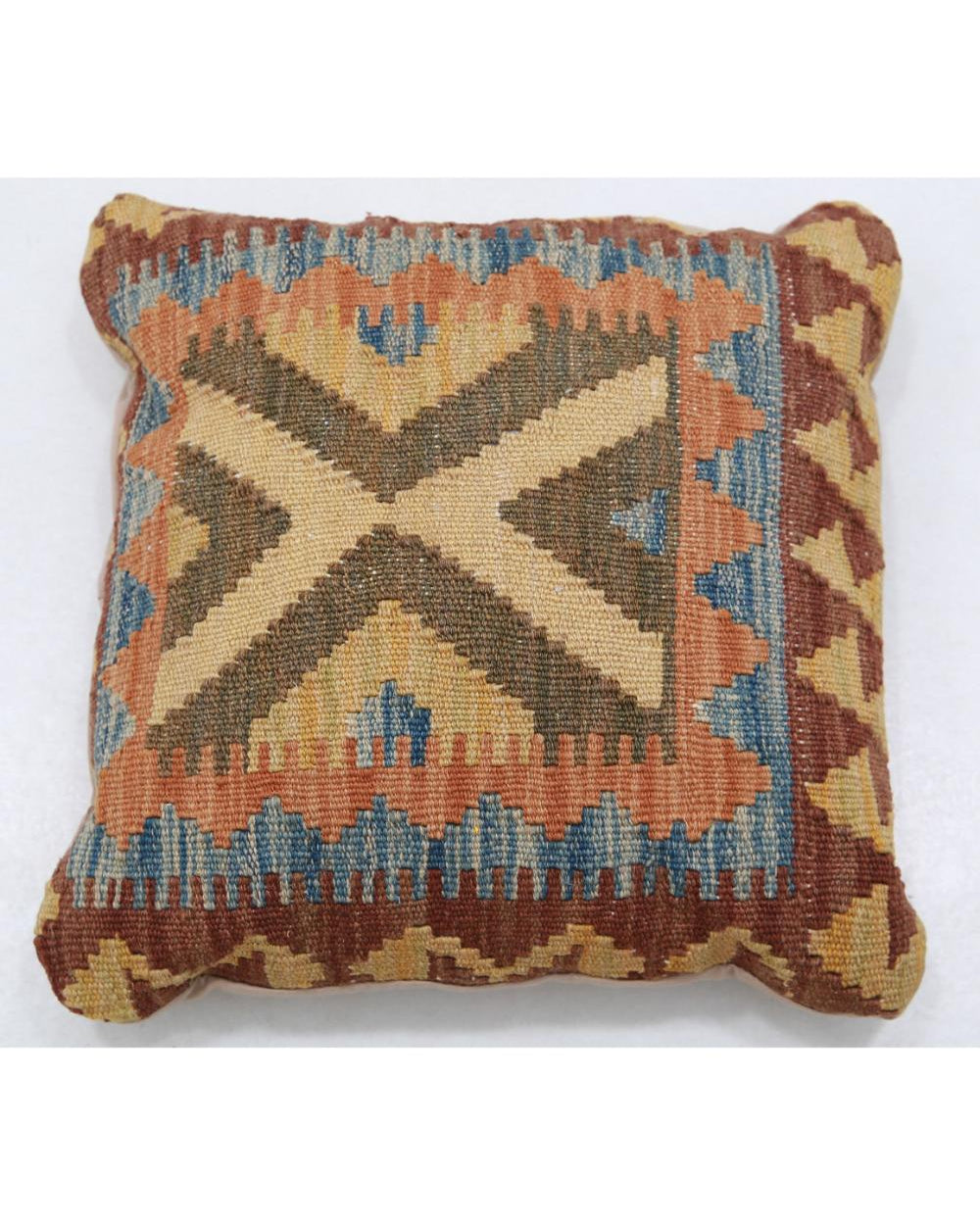 Hand Woven Tribal  Wool Pillow - 1'5'' x 1'5''