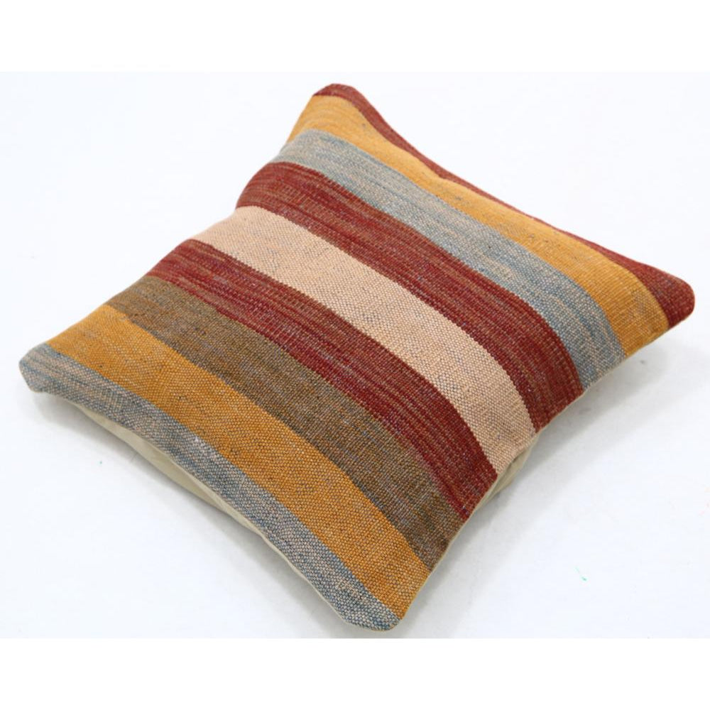 Hand Woven Tribal  Wool Pillow - 1'5'' x 1'5''