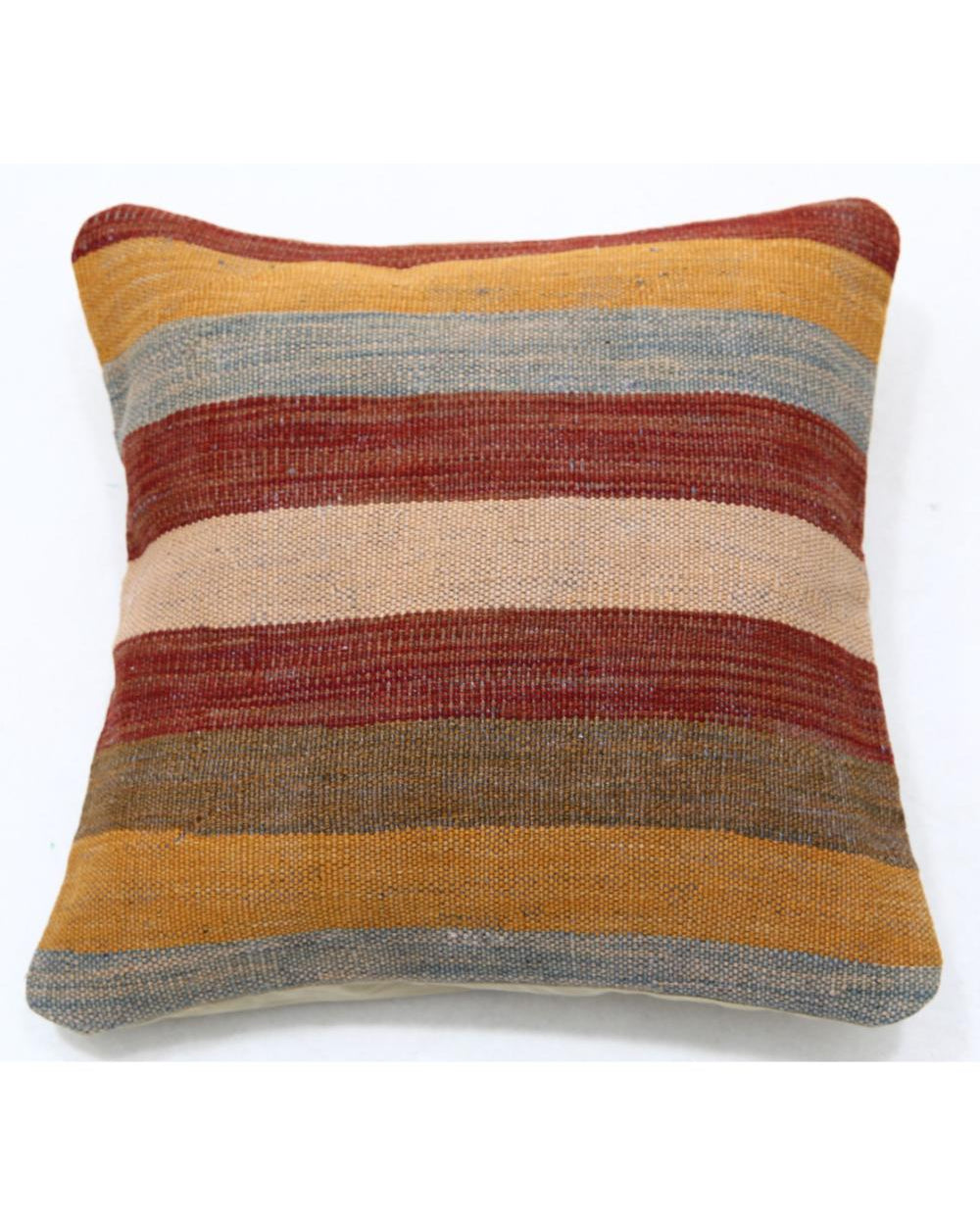 Hand Woven Tribal  Wool Pillow - 1'5'' x 1'5''