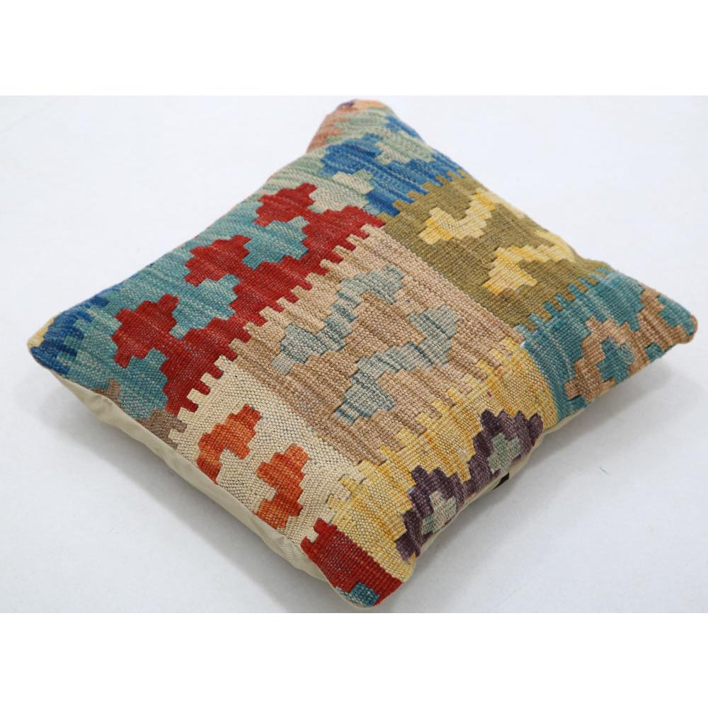 Hand Woven Tribal  Wool Pillow - 1'5'' x 1'5''