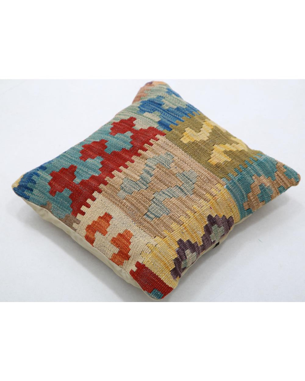 Hand Woven Tribal  Wool Pillow - 1'5'' x 1'5''