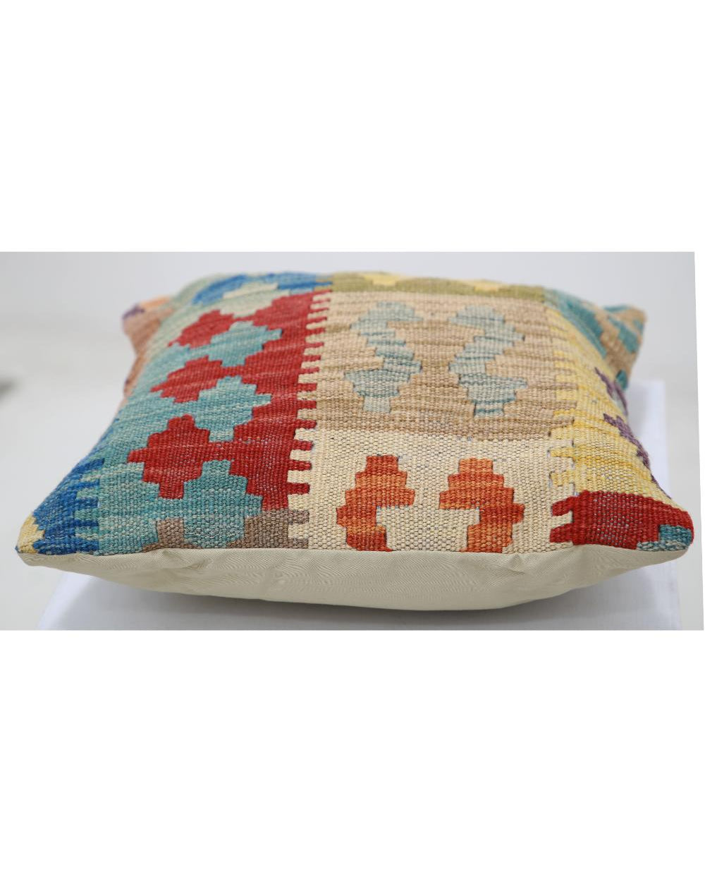 Hand Woven Tribal  Wool Pillow - 1'5'' x 1'5''
