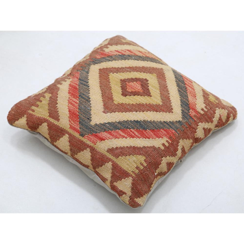 Hand Woven Tribal  Wool Pillow - 1'5'' x 1'5''
