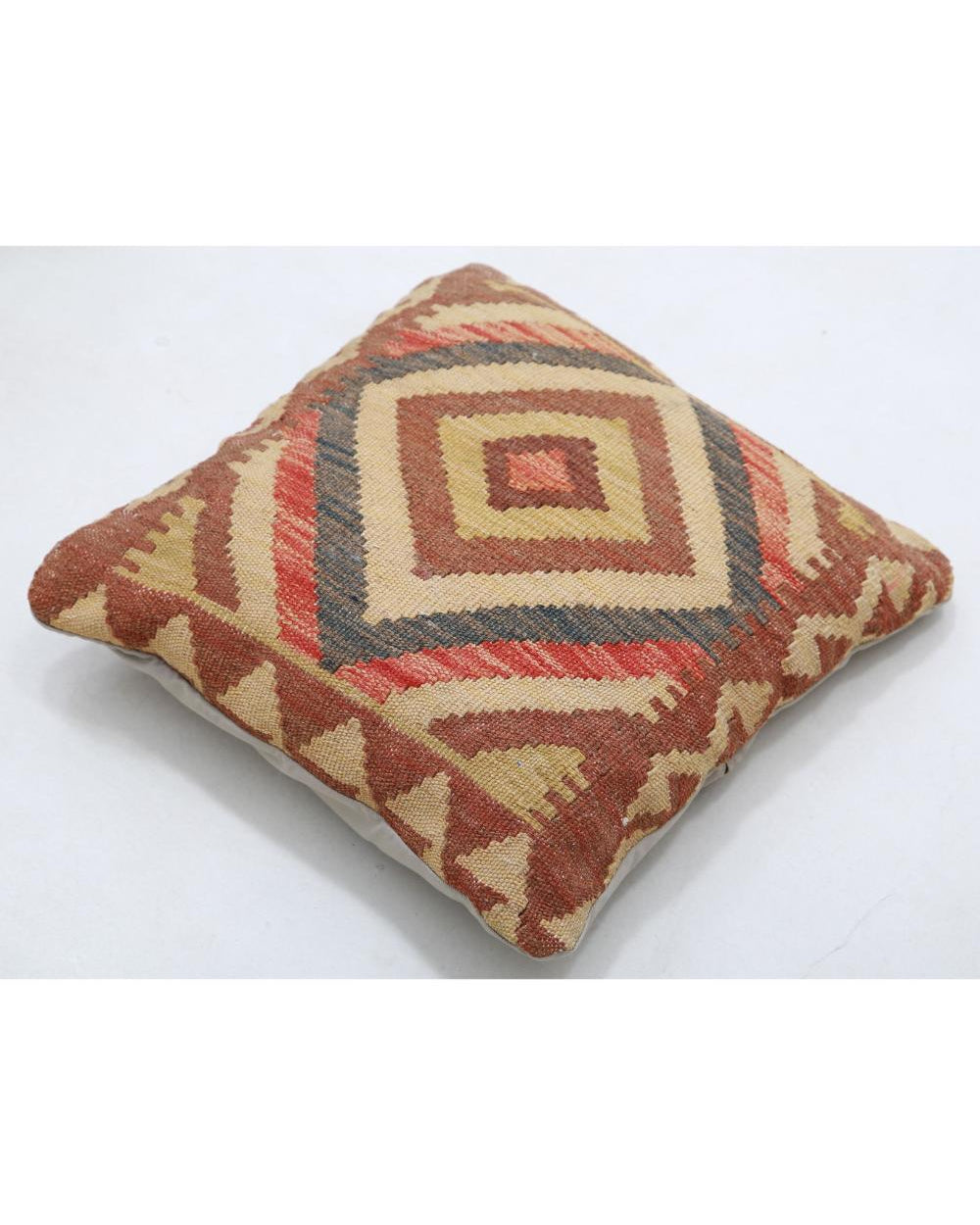Hand Woven Tribal  Wool Pillow - 1'5'' x 1'5''