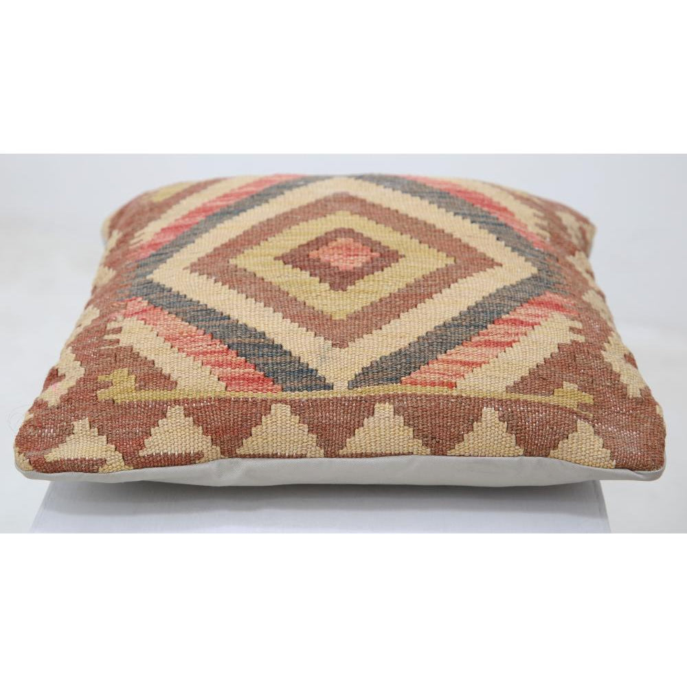 Hand Woven Tribal  Wool Pillow - 1'5'' x 1'5''