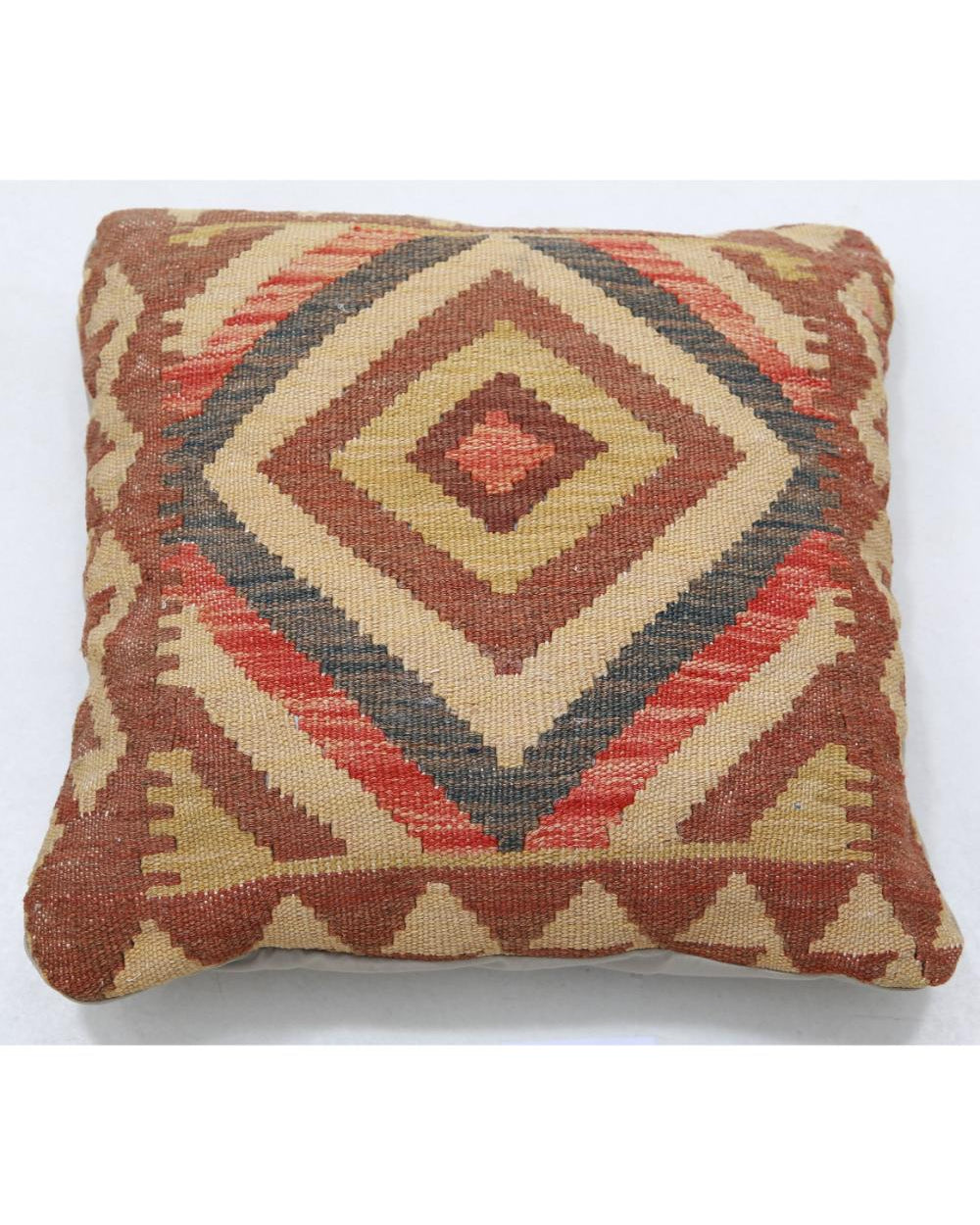 Hand Woven Tribal  Wool Pillow - 1'5'' x 1'5''