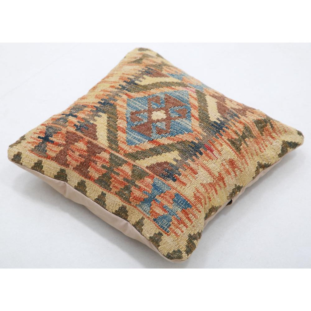 Hand Woven Tribal  Wool Pillow - 1'5'' x 1'5''