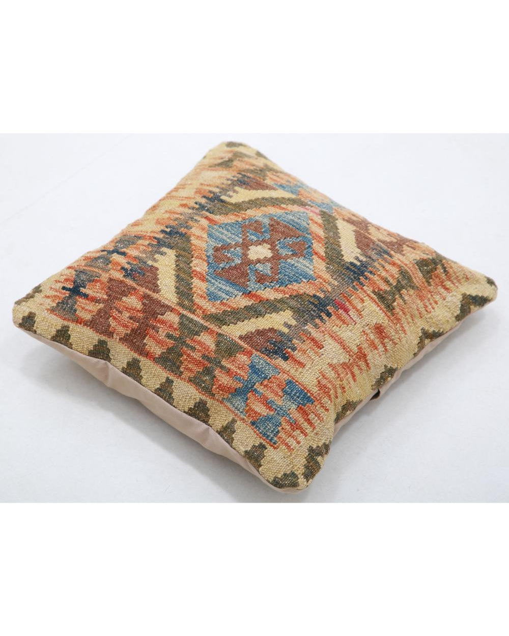 Hand Woven Tribal  Wool Pillow - 1'5'' x 1'5''
