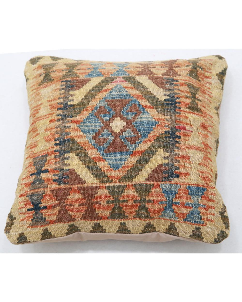 Hand Woven Tribal  Wool Pillow - 1'5'' x 1'5''
