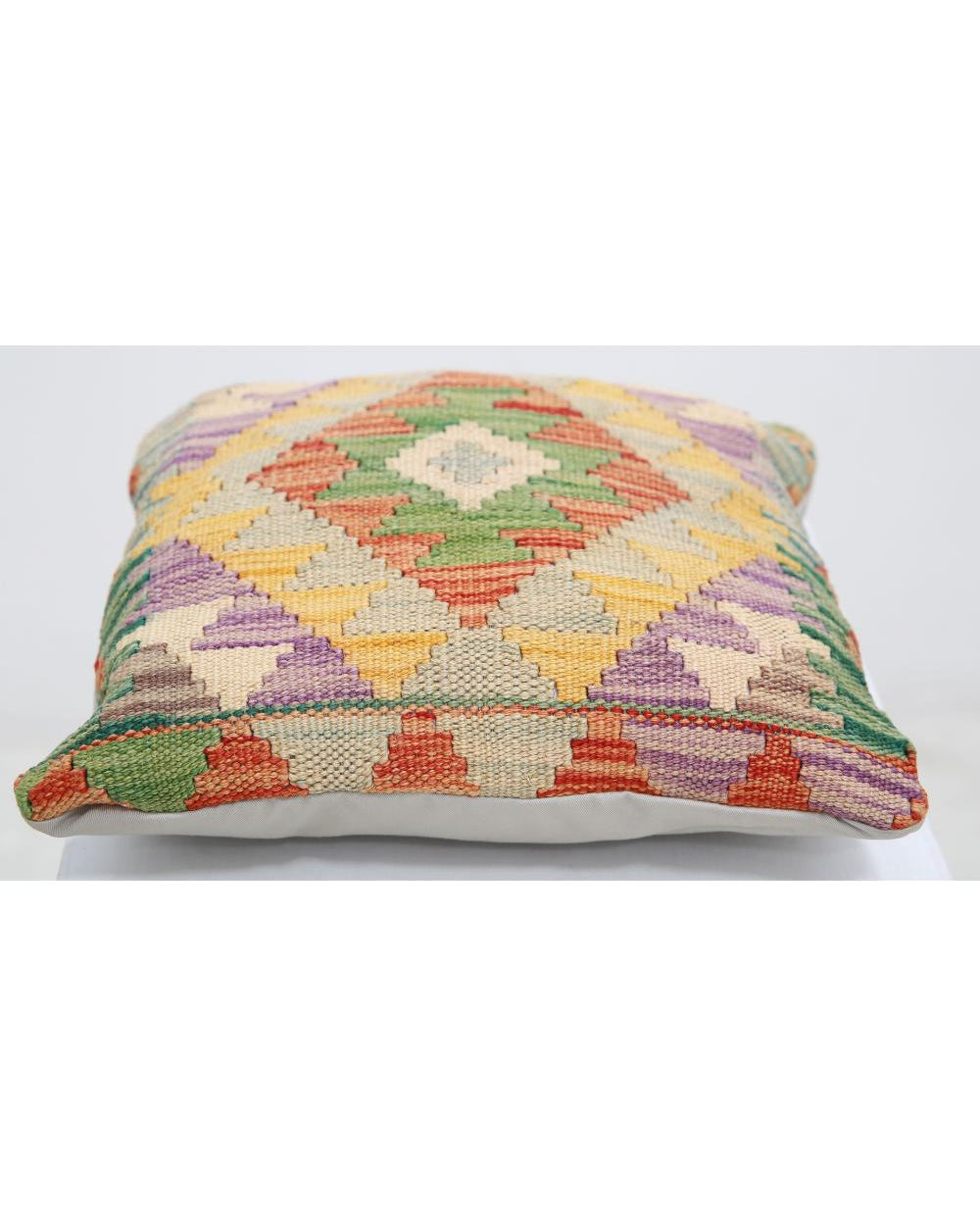 Hand Woven Tribal  Wool Pillow - 1'5'' x 1'5''