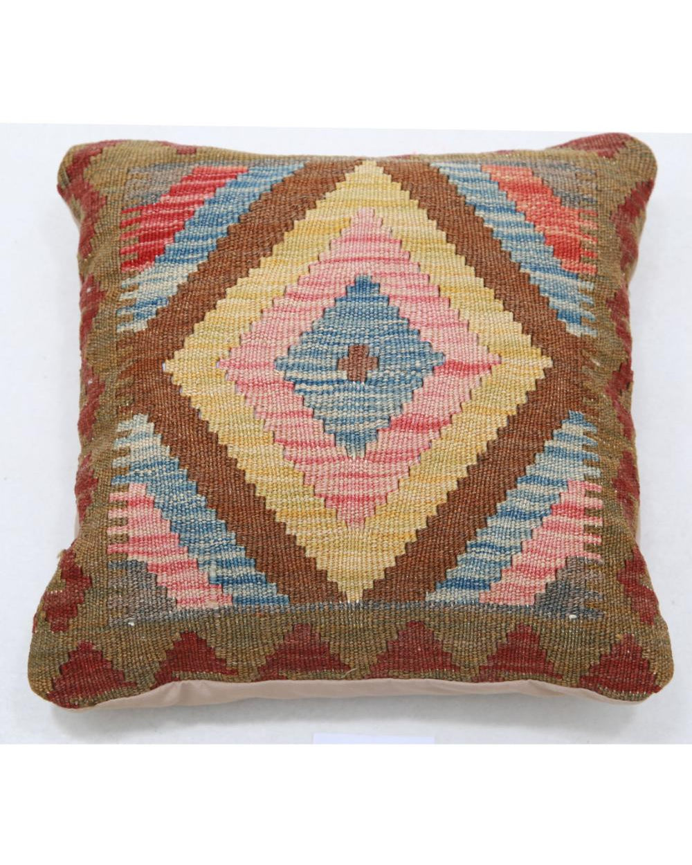 Hand Woven Tribal  Wool Pillow - 1'5'' x 1'5''