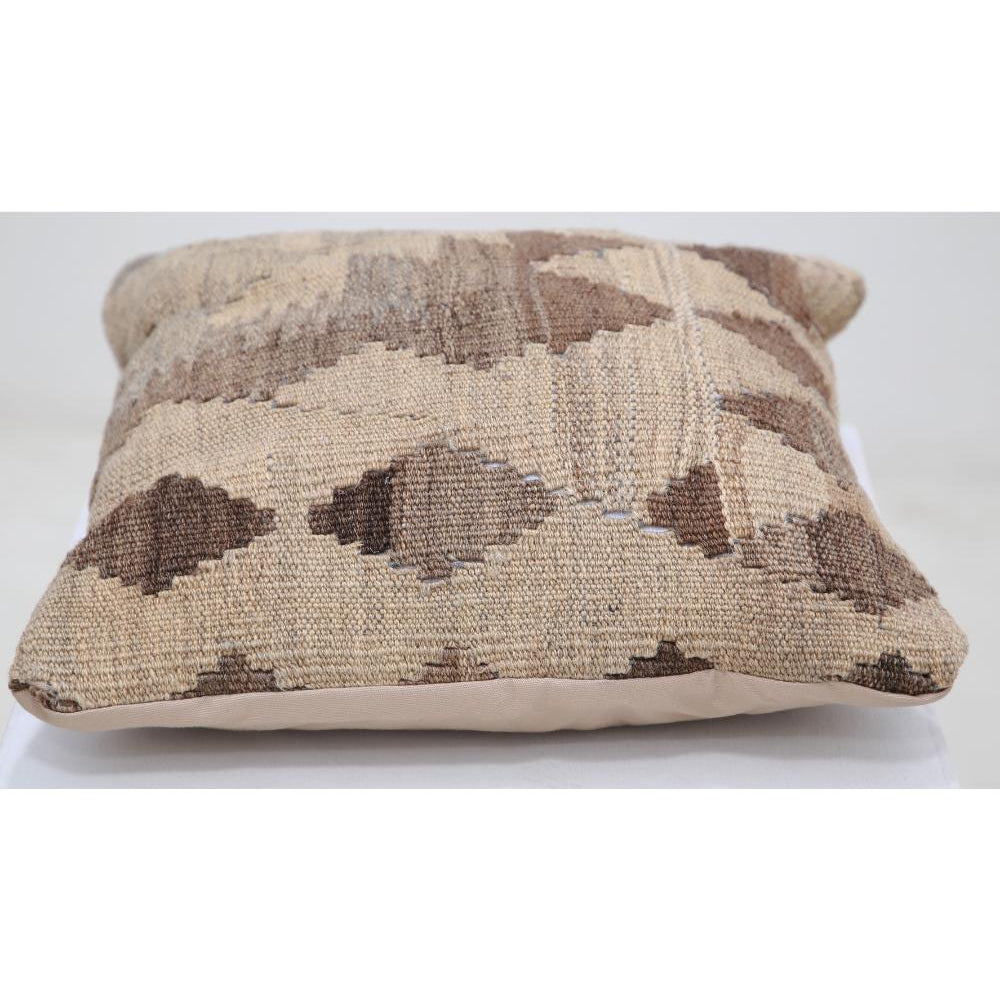 Hand Woven Tribal  Wool Pillow - 1'5'' x 1'5''