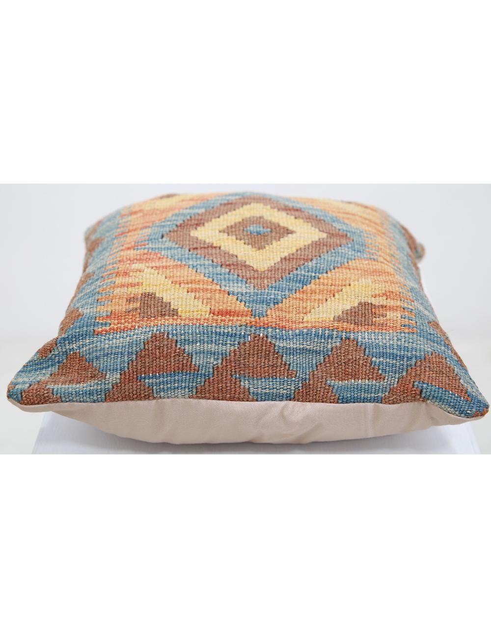 Hand Woven Tribal  Wool Pillow - 1'5'' x 1'5''