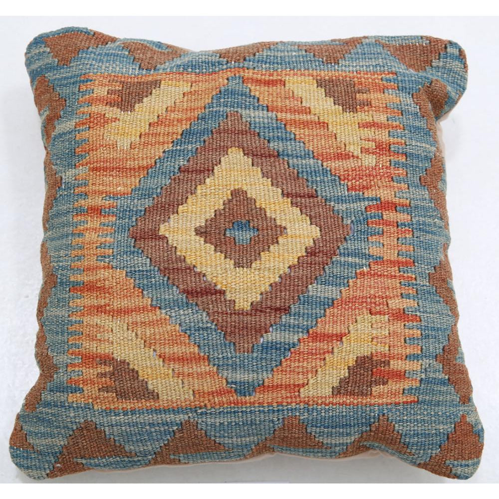 Hand Woven Tribal  Wool Pillow - 1'5'' x 1'5''