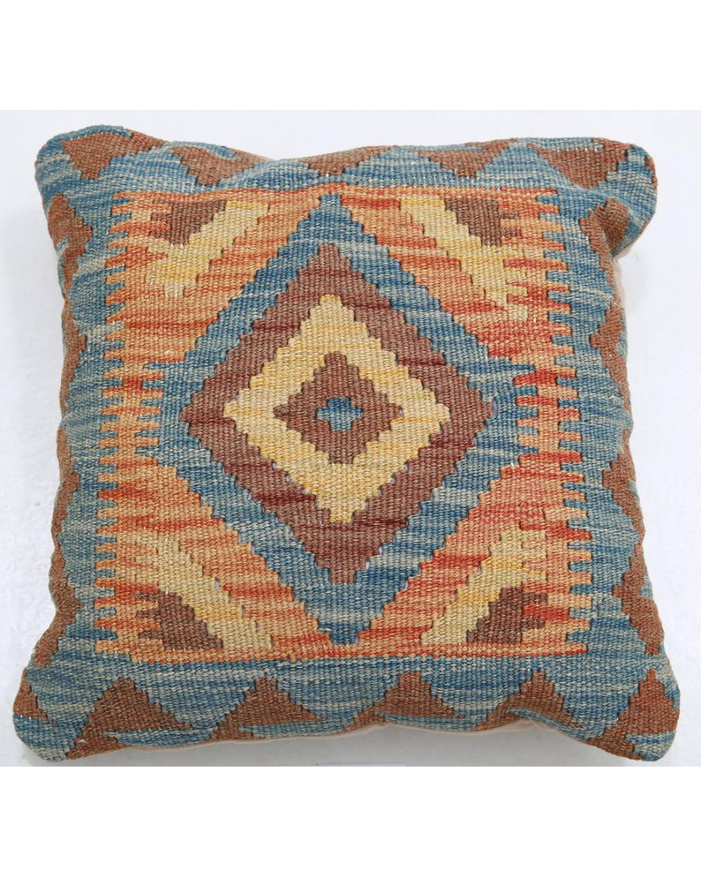 Hand Woven Tribal  Wool Pillow - 1'5'' x 1'5''