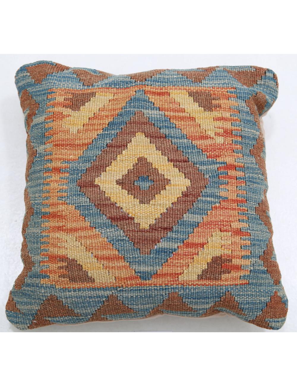 Hand Woven Tribal  Wool Pillow - 1'5'' x 1'5''