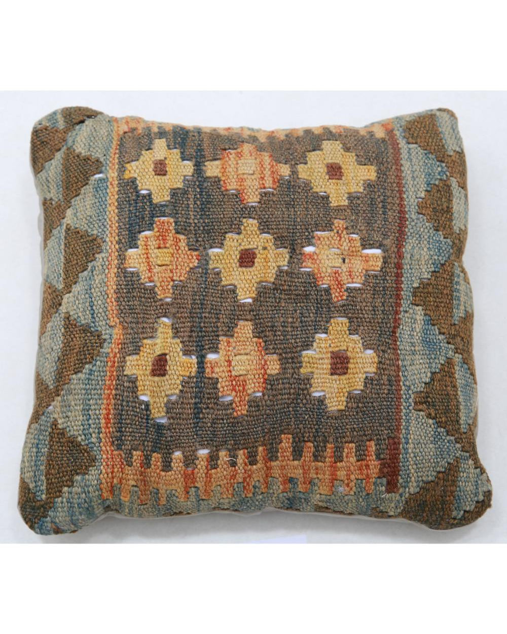 Hand Woven Tribal  Wool Pillow - 1'5'' x 1'5''