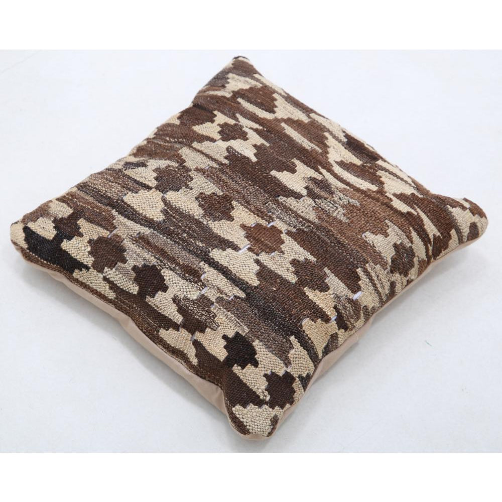 Hand Woven Tribal  Wool Pillow - 1'5'' x 1'5''