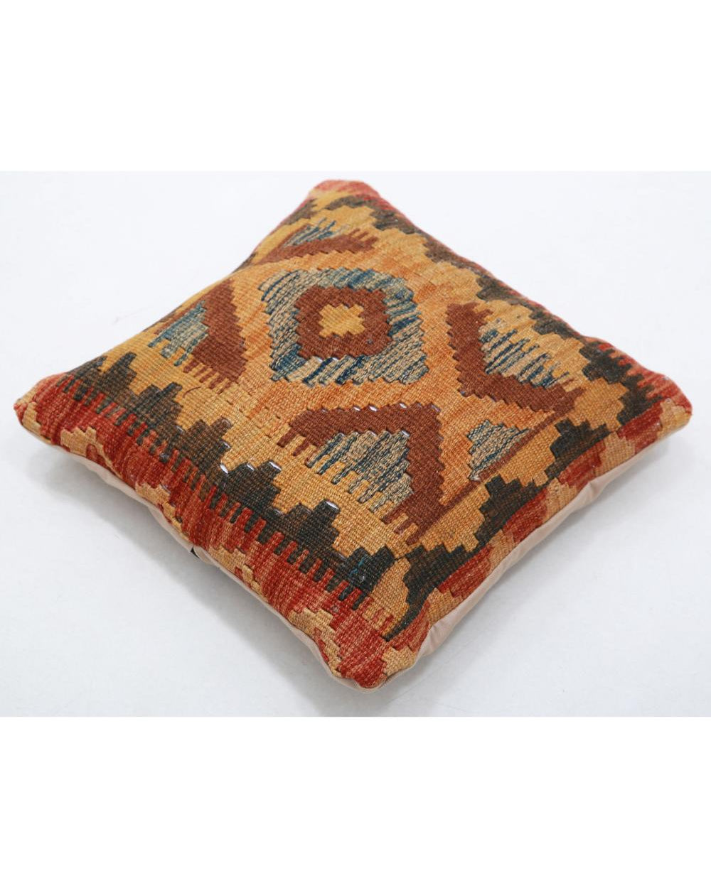 Hand Woven Tribal  Wool Pillow - 1'5'' x 1'5''